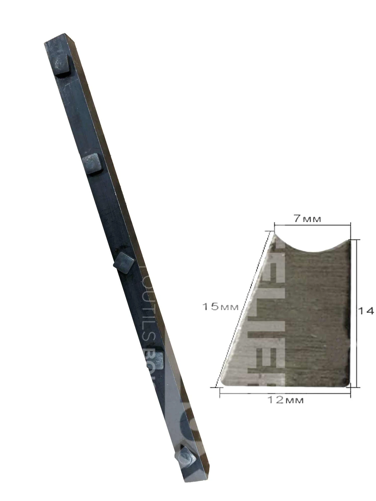 SCHEPPACH - Coin De Serrage 259 Mm Pour Kity 636 3 SCHEPPACH - Coin De Serrage 259 Mm Pour Kity 636