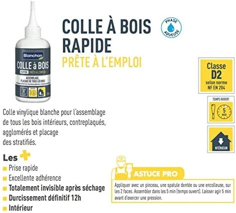 BLANCHON - Colle à Bois - Rapide 5 BLANCHON - Colle à Bois - Rapide – Image 3