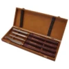 HOLZMANN - ADSRS4TLG Coffret De 3 Gouges De Tournage Anneaux Prisonniers + 1 Racloir Acier -Outils Ménagers Boutique Holzmann Coffret de 4 gouges de tournage anneaux prisonn