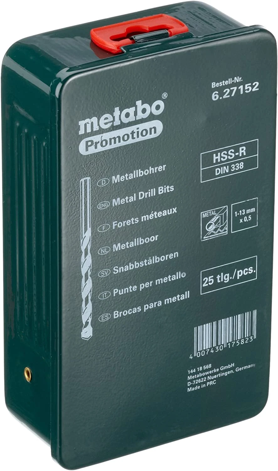METABO - 627152000 Coffret De 25 Forets HSS-R SP 4 METABO - 627152000 Coffret De 25 Forets HSS-R SP – Image 2