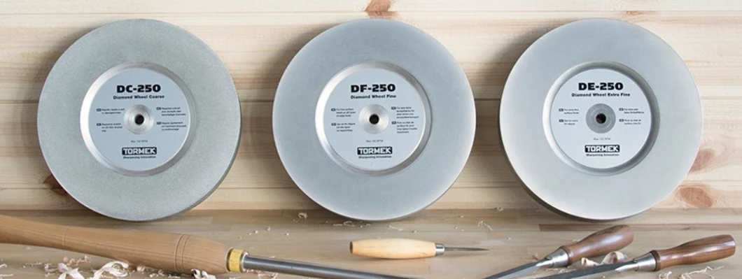 TORMEK - Meules Diamant Diamètre 250 Mm - 3 Grains Possibles : 360, 600, 1200 3 TORMEK - Meules Diamant Diamètre 250 Mm - 3 Grains Possibles : 360, 600, 1200