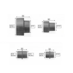 SCHEPPACH - Jeu De 4 Buses D'aspiration -Outils Ménagers Boutique SCHEPPACH Jeu de 4 buses d aspiration 75200703 3